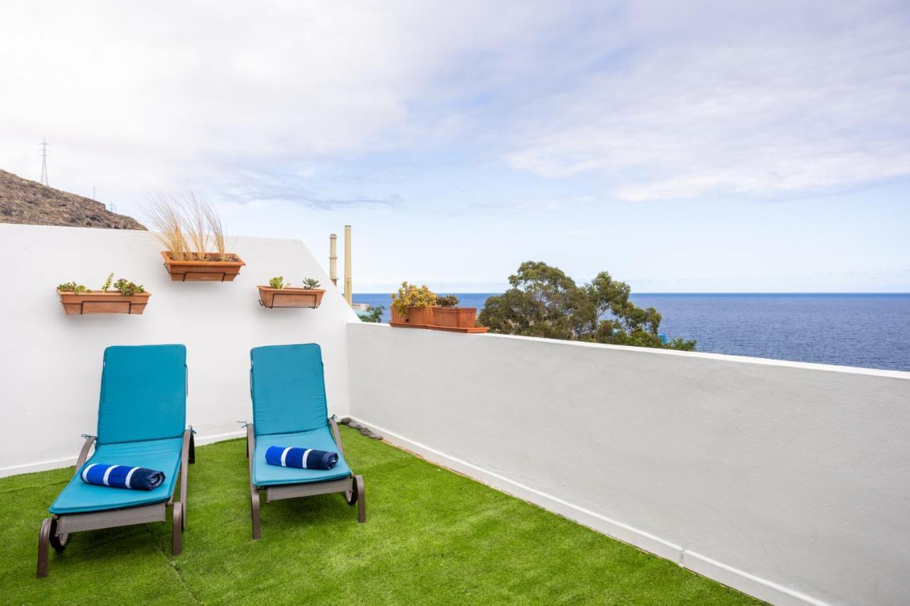 Las Caletillas Sea View Penthouse 坎德拉里亚 外观 照片