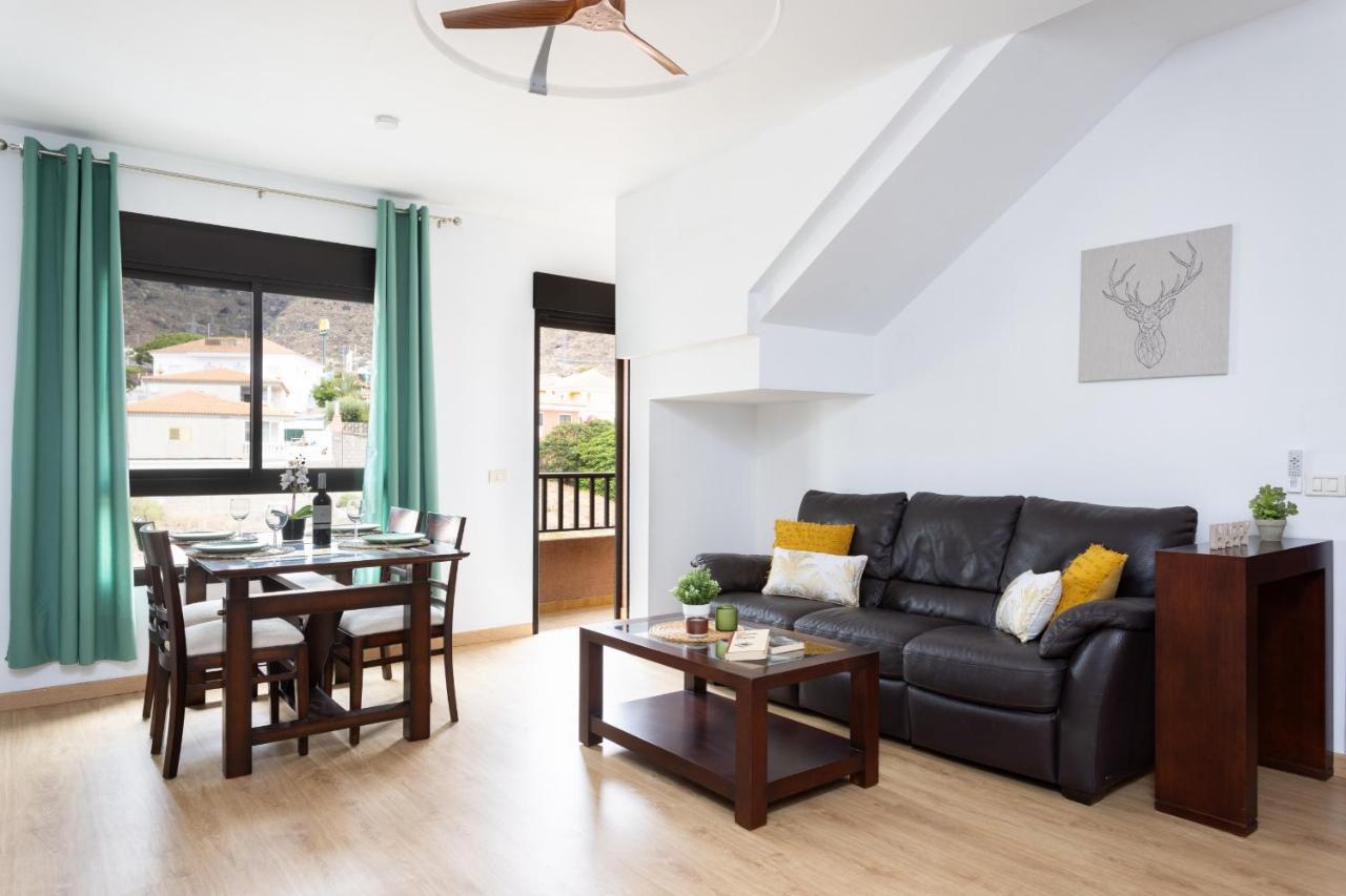 Las Caletillas Sea View Penthouse 坎德拉里亚 外观 照片